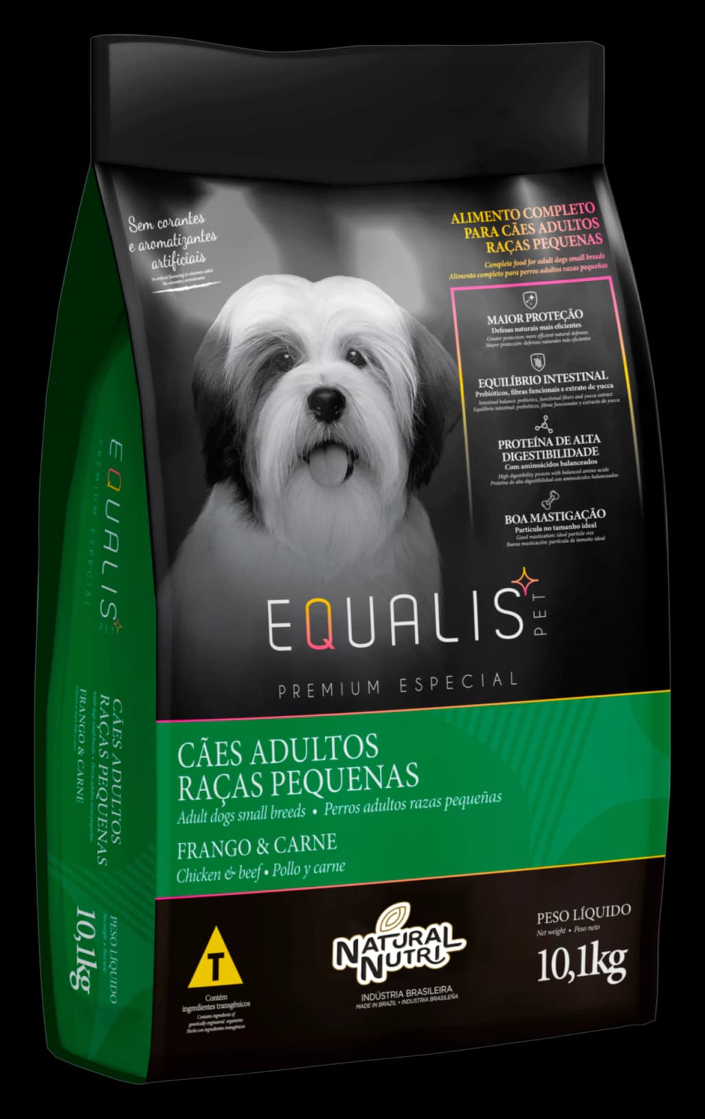 Equalis Raças Pequenas Frango e Carne 10kg