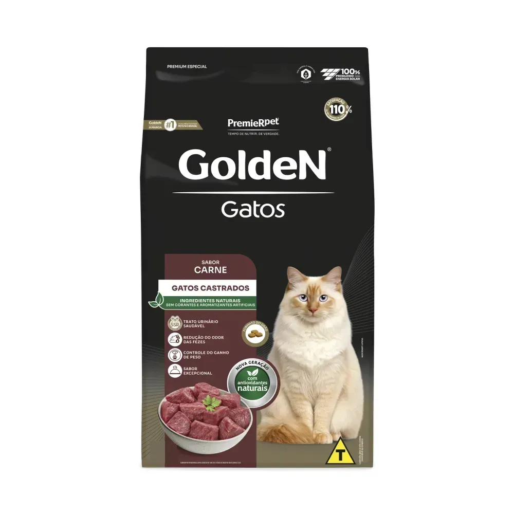 Golden Gato Castrado Carne 10,1kg