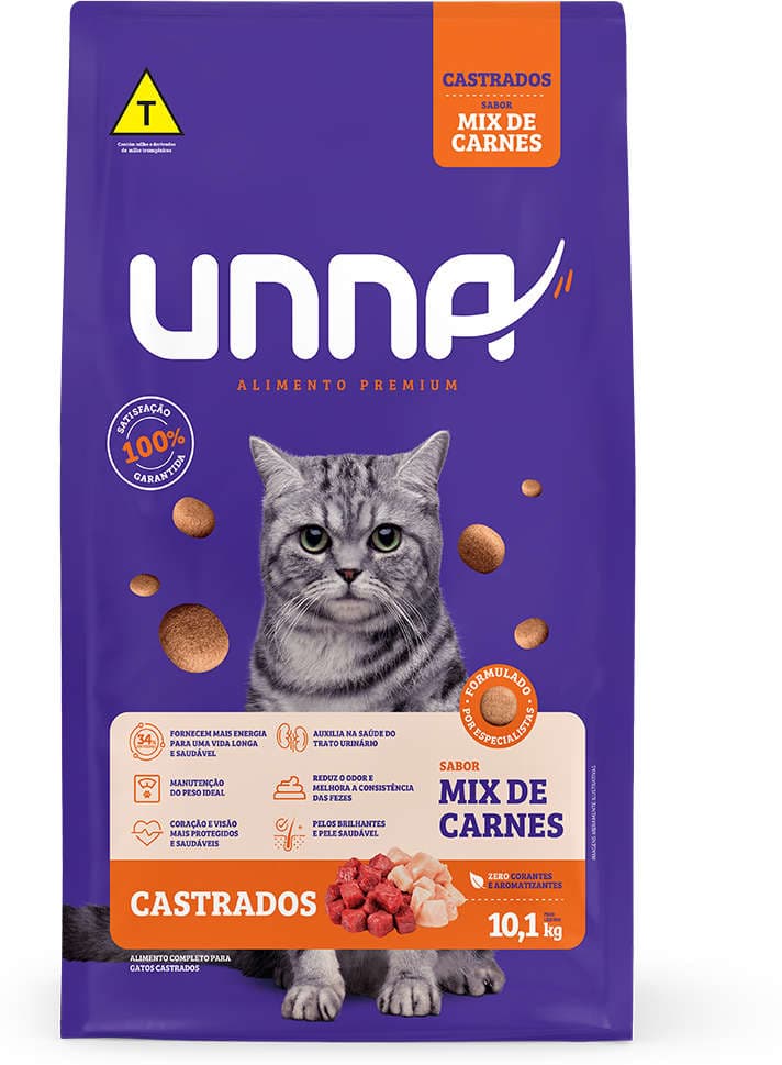 Unna Gato Castrado Carne 10kg