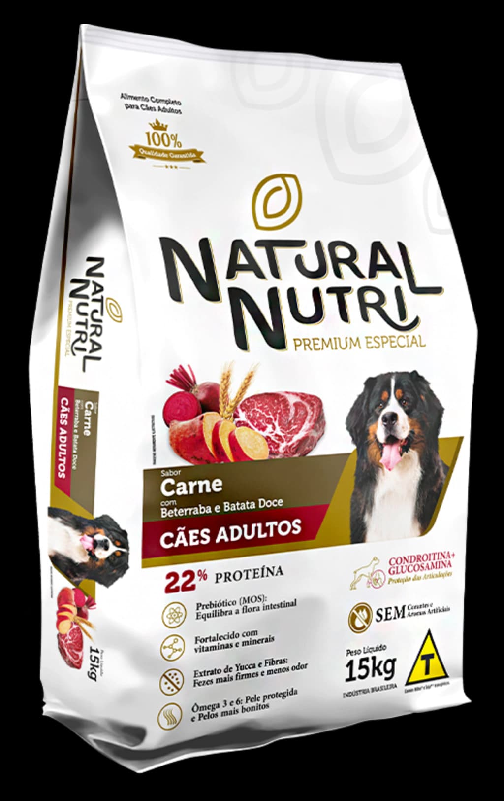 Natural Nutri Adulto Carne 15kg