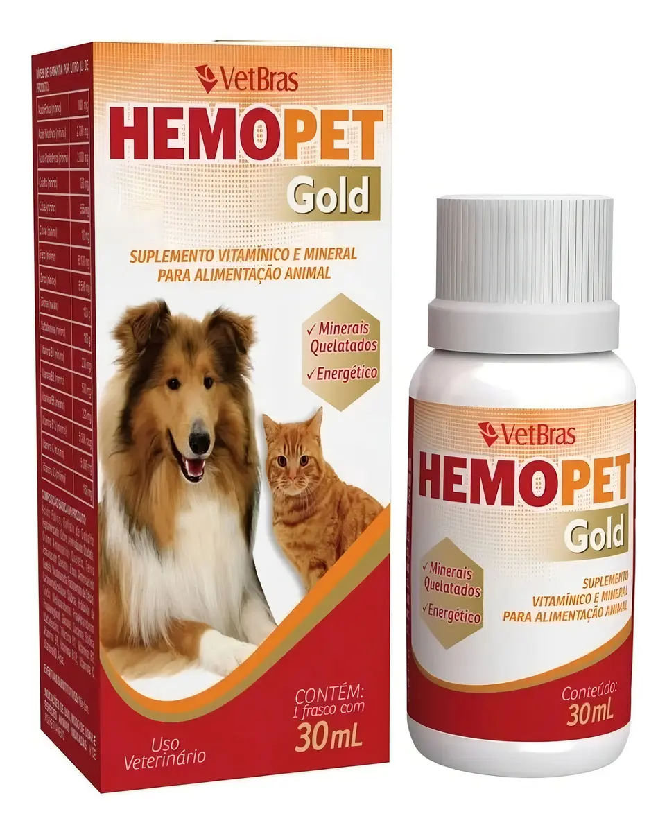 Hemopet Gold - Suplemento Vitamínico 30ml